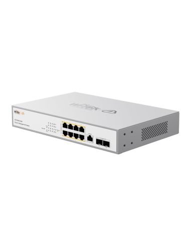 Switch PoE Administrable L2+ Wi-Tek WI-PCMS310GF-V2 8 Puertos Gigabit 2 SFP 140W, vista 3