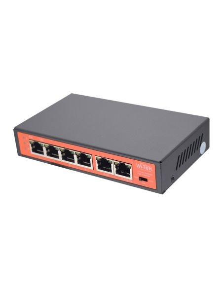 Extensor PoE Wi-Tek WI-PE51E 60W 4 Salidas con VLAN, vista 3
