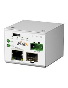 Convertidor PoE a Fibra SFP Wi-Tek WI-RSC302PD Gigabit con Salida DC, vista principal