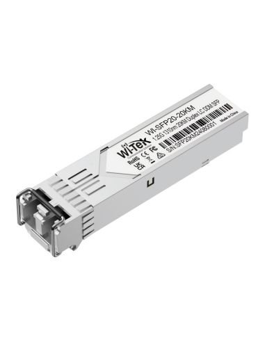 Módulo SFP Wi-Tek WI-SFP20-20KM 1.25G Monomodo LC Dúplex 20 km, vista principal