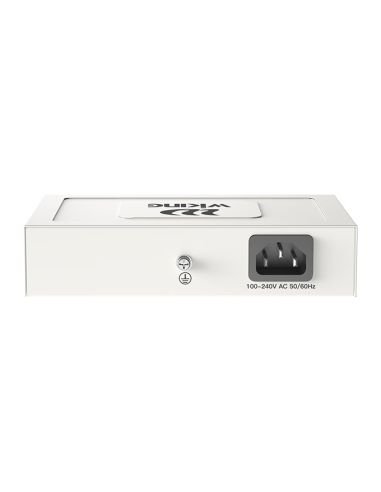 Switch PoE Wi-Tek WK-PS206-V2 4 Puertos PoE 10/100 2 Uplink 45W, vista 4