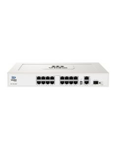 Switch PoE Wi-Tek WK-PS219GF 16 Puertos PoE 2 Gigabit 1 SFP 180W, vista principal