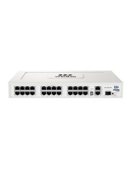 Switch PoE Wi-Tek WK-PS227GF 24 Puertos PoE 2 Gigabit 1 SFP 270W, vista principal