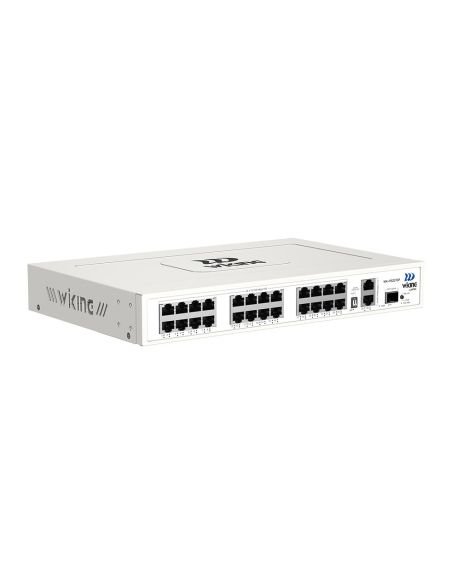 Switch PoE Wi-Tek WK-PS227GF 24 Puertos PoE 2 Gigabit 1 SFP 270W, vista 2