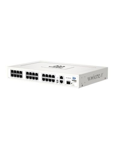 Switch PoE Wi-Tek WK-PS227GF 24 Puertos PoE 2 Gigabit 1 SFP 270W, vista 3