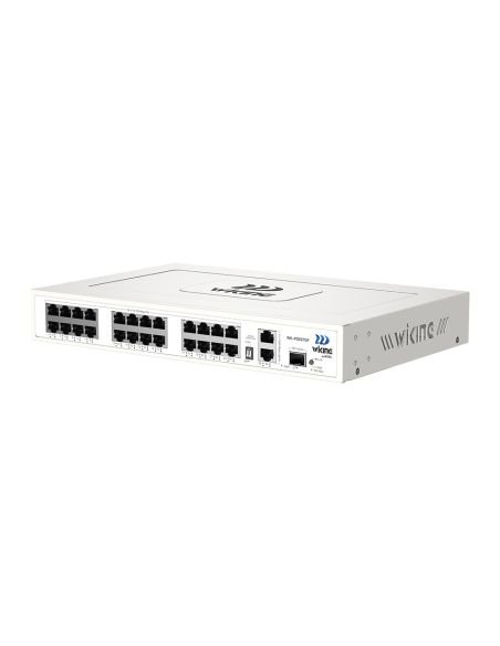 Switch PoE Wi-Tek WK-PS227GF 24 Puertos PoE 2 Gigabit 1 SFP 270W, vista 3