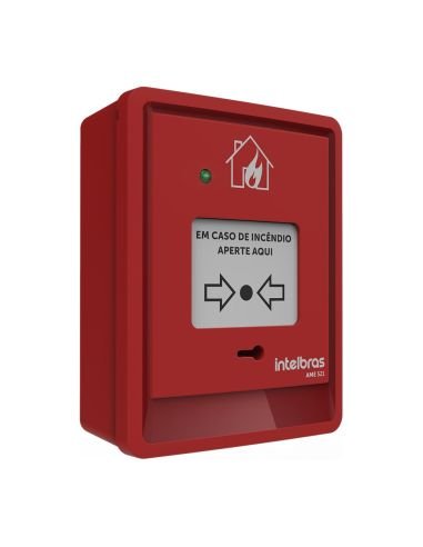 Accionador Manual de Incendio Intelbras AME-521 Direccionable Rearmable, vista 2