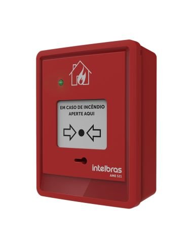 Accionador Manual de Incendio Intelbras AME-521 Direccionable Rearmable, vista 3