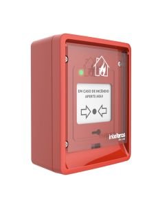 Accionador Manual de Incendio Intelbras AMC-466 Convencional IP66 Exterior, vista principal 2