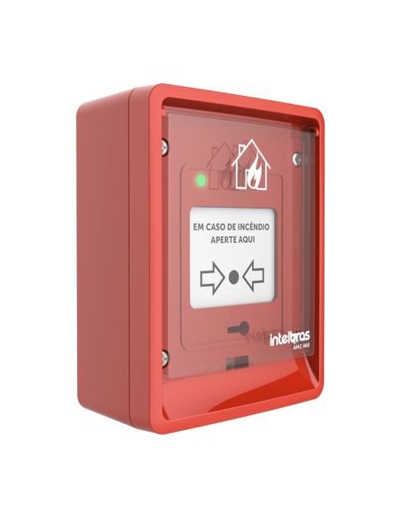 Accionador Manual de Incendio Intelbras AMC-466 Convencional IP66 Exterior, vista 2
