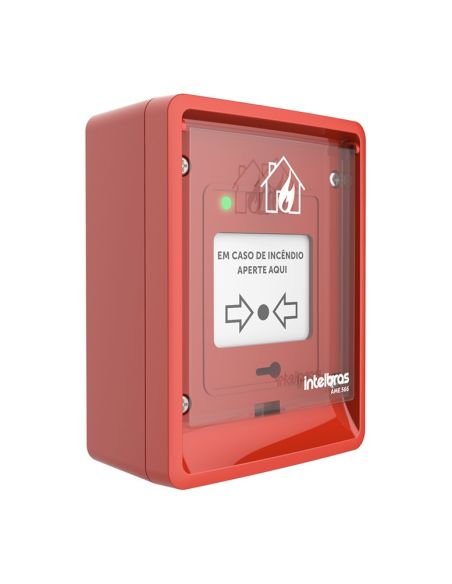 Accionador Manual de Incendio Intelbras AME-566 Direccionable IP66 Exterior, vista 2