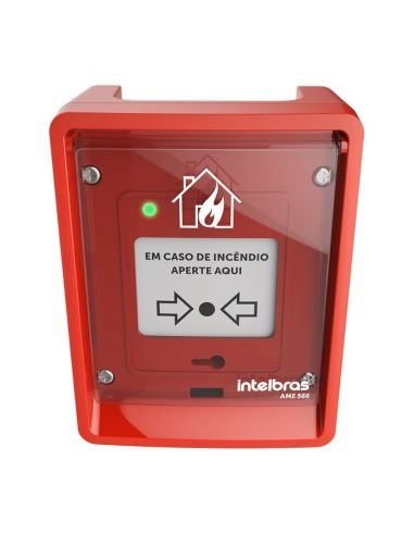 Accionador Manual de Incendio Intelbras AME-566 Direccionable IP66 Exterior, vista 4