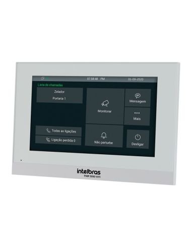 Monitor de Videoportero IP Intelbras TVIP-3000-WIFI 7" Wi-Fi SIP, vista 3