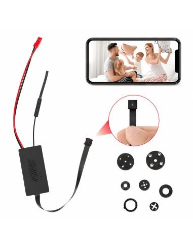 Cámara Oculta Tipo Cinta 1080p WiFi LookCam, referencia CEC01, vista en ángulo
