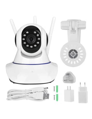 Cámara Robotica 3 Antenas 1.3MP 720P, referencia IPC-V380-3A, vista frontal