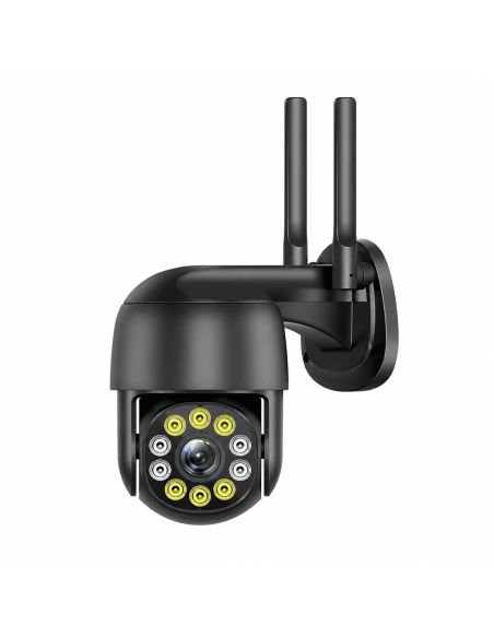 Cámara PT 3MP Full HD V380 Pro Interior PT, referencia HY-C20-3MP, detalle de conectores y puertos