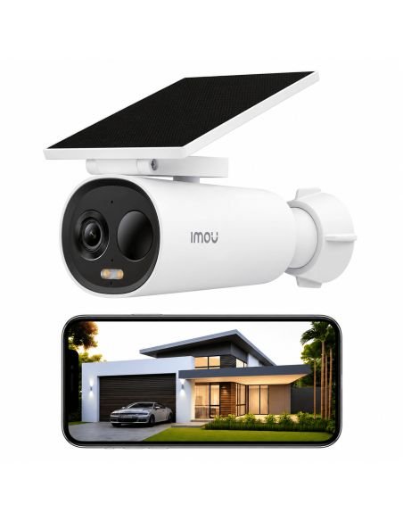 Cámara IMOU Cellgo Bala 3MP Solar IP66, referencia IPC-K9DCN-3T0WE-FSP12-IMOU, detalle de conectores y puertos