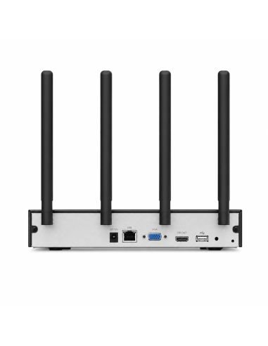 Grabador NVR WiFi 6 IMOU N118W 18 Canales 16TB, referencia NVR-N118W-8A0E-N-IMOU, detalle de conectores y puertos