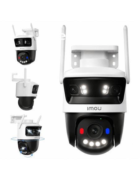 Cámara WiFi IMOU Cruiser Pano Z 13MP IP66, referencia IPC-S76DN-13M0N-IMOU, vista en ángulo