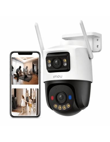 Cámara WiFi IMOU Cruiser Dual 2 10MP IP66, referencia IPC-S7XEN-10M0WED-0360B-IMOU, producto en uso