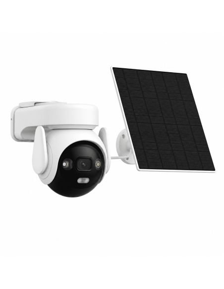 Cámara IMOU AOV-PT 4G 5MP Solar, referencia IPC-B7ED-5M0TEA-AM, detalle de conectores y puertos