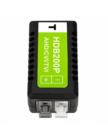 Video Balun Pasivo 2MP 1080p hasta 300m CVI TVI AHD, referencia VB2MP, vista en ángulo