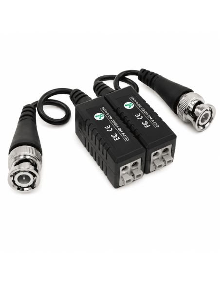 Video Balun Pasivo 5MP por UTP CVI TVI AHD Sin Fuente, referencia VB5MP, vista en ángulo