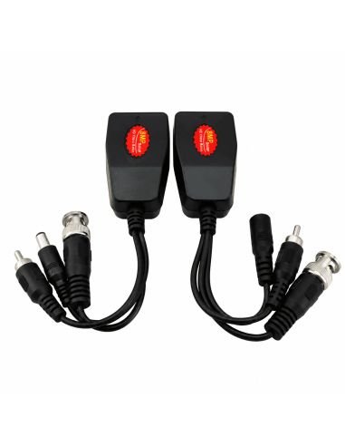 Pareja Video Balun 4 en 1 5MP RJ45 con LED Indicador, referencia VZ300PVPHD, vista frontal