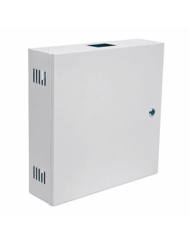 Gabinete Metalico Vertical GPV824 para DVR y NVR, referencia GABINETE-VERTICAL, detalle de conectores y puertos