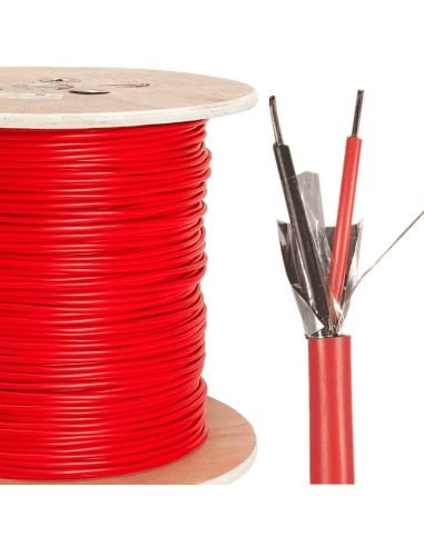 Cable Incendio FPLR 2 Hilos Cal 18 x 150m UL Northem, referencia AGM-2118-150M, vista en ángulo
