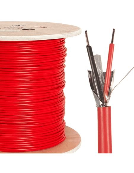 Cable Incendio FPLR 2 Hilos Cal 18 x 150m UL Northem, referencia AGM-2118-150M, vista en ángulo