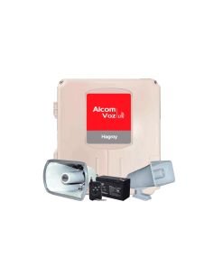 Alarma Comunitaria ALCOM Voz 4G 500 Usuarios, referencia HG-AC-ALMVZ4G, vista frontal