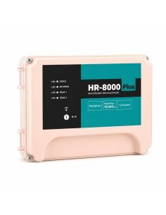 Electrificador HR 15000 Antiplanta Antilluvia 10000m, referencia HG-HR-8000PLUS110-V2, vista frontal