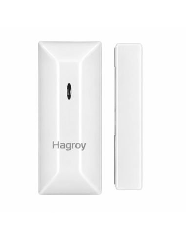Contacto Magnético Inalámbrico Hagroy 433MHz Puertas, referencia HG-MD210R, vista frontal