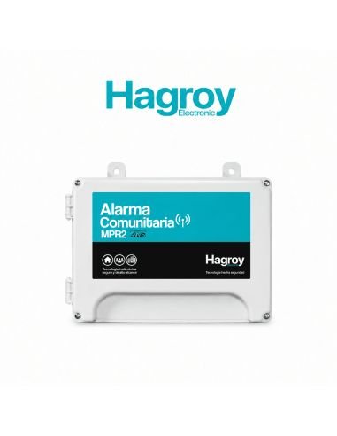 Alarma Comunitaria Hagroy 100 Usuarios 16 en Red, referencia HG-MPR3, vista frontal