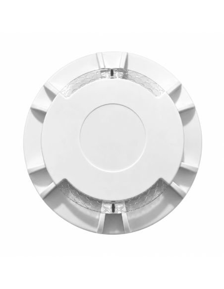 Detector de Humo 2 y 4 Hilos EN54-7 CE RoHS ABS, referencia HG-SDM4-2, detalle de conectores y puertos