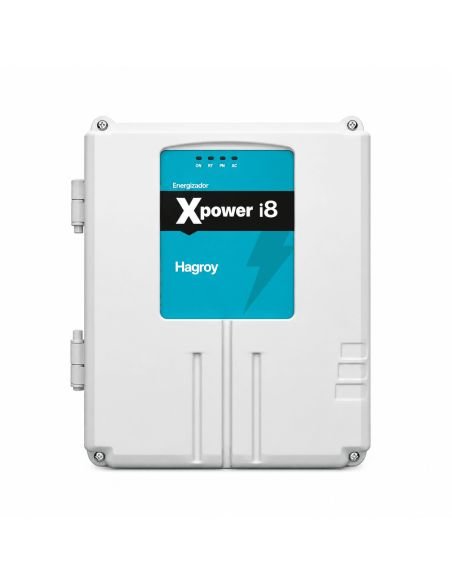 Electrificador XPower i8 1500m Cerco y Alarma en Uno, referencia HG-XPOWERI8-220, vista en ángulo