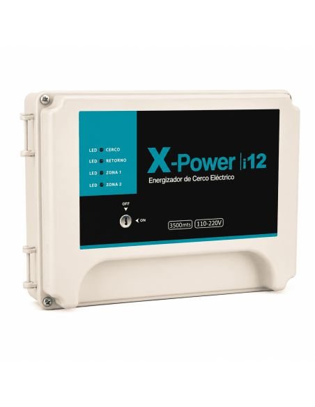 Electrificador XPower i12 3500m 64 Sensores PGM, referencia HG-XPOWERI12-110, vista en ángulo