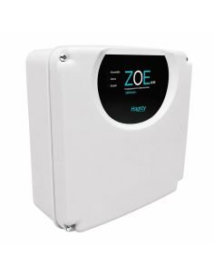 Electrificador Cerco WiFi Zoe 3500m 32 Sensores App, referencia HG-ZOE-WIFI, vista en ángulo