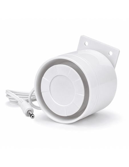 Mini Sirena Alarma 5V a 12V Compacta Alta Potencia, referencia MINI5-12V, vista frontal