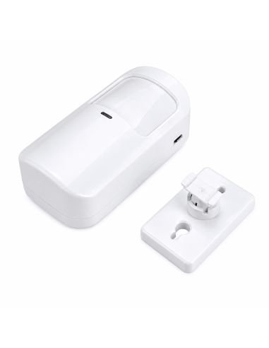 Sensor PIR Inalámbrico Antimascotas Alarma 4G, referencia PIR-4G, vista en ángulo