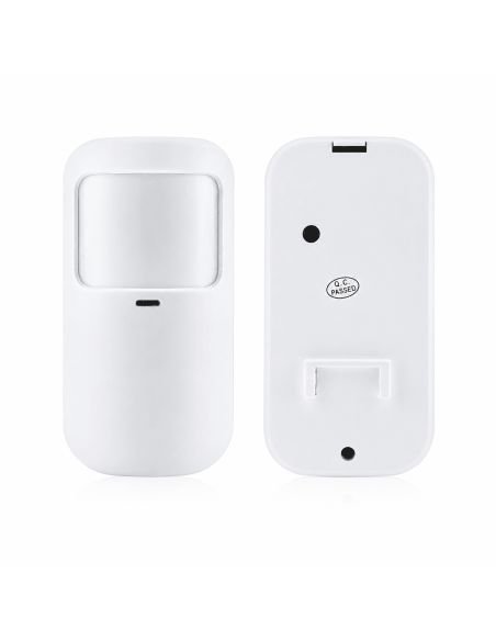 Sensor PIR Inalámbrico Antimascotas Alarma 4G, referencia PIR-4G, detalle de conectores y puertos