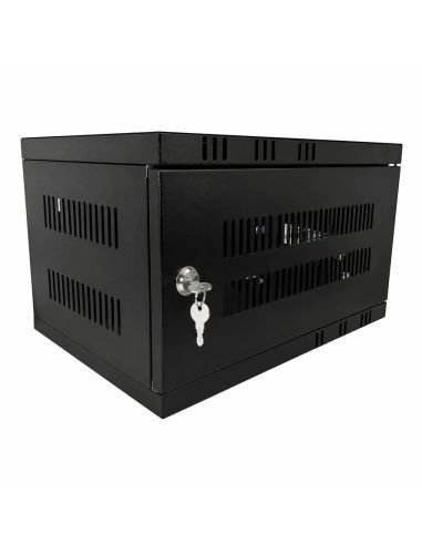 Gabinete Mural 5RU Fondo 51cm 52x51x29.5, referencia 5RU-FONDO-51, vista en ángulo