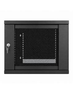 Gabinete Mural 9RU Fondo 51cm 52x51x49.5, referencia 9RU-FONDO-51, vista en ángulo