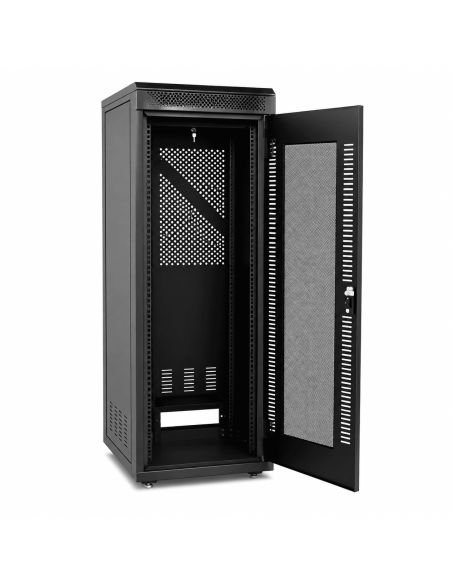 Gabinete de Piso Metalico 150x60x60 CCTV y Redes, referencia GABINETE-DE-150, vista en ángulo