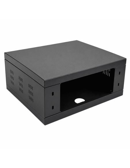 Gabinete Metalico Mediano para DVR 40x40x16.5 cm, referencia GABINETE-MEDIANO, detalle de conectores y puertos