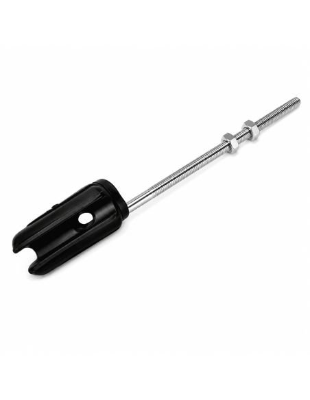 Aislador Tensor Tipo Pera con Varilla 14cm 2 Tuercas, referencia TENSOR-PERA, vista frontal
