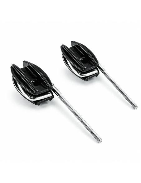 Aislador Tensor Tipo Pera con Varilla 14cm 2 Tuercas, referencia TENSOR-PERA, vista en ángulo