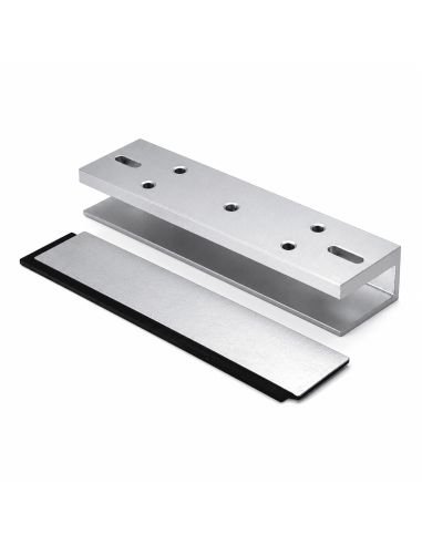Soporte Tipo U Electroiman 350 Lbs SAT Aluminio, referencia SAT-SP350U, vista en ángulo