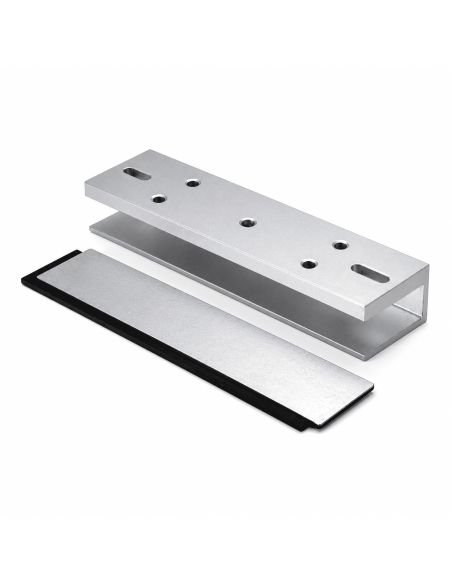 Soporte Tipo U Electroiman 350 Lbs SAT Aluminio, referencia SAT-SP350U, vista en ángulo